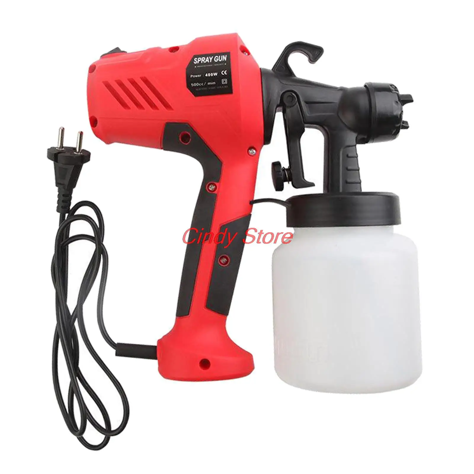 

400W Electric Spray Gun Disinfection Liquid Paint Sprayer Gun Painting Tool Home Power Stain Exterior Electric Automotive