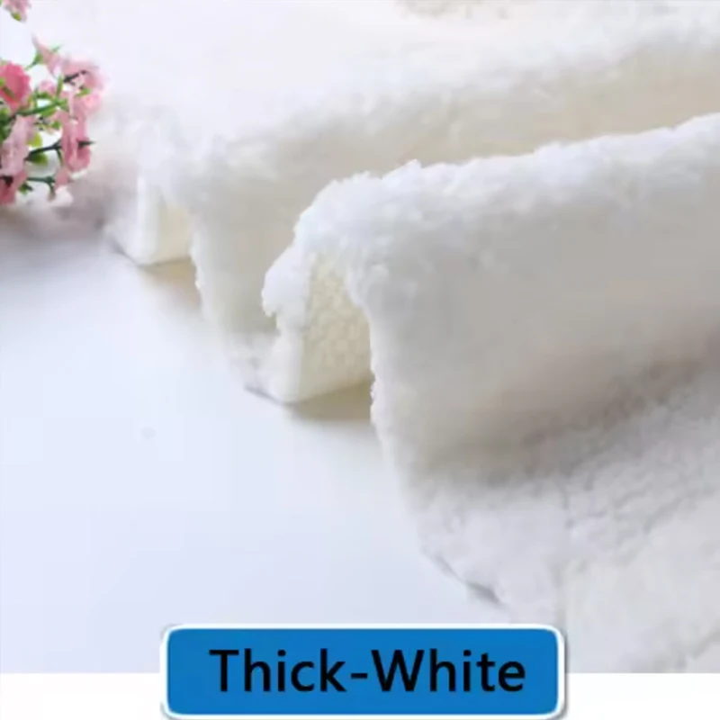 0.5M/1M/2M/3M Lamb velvet Fabric Thicken winter warm Super Soft Lamb Fabric DIY Handmade Sewing Garment Per meter