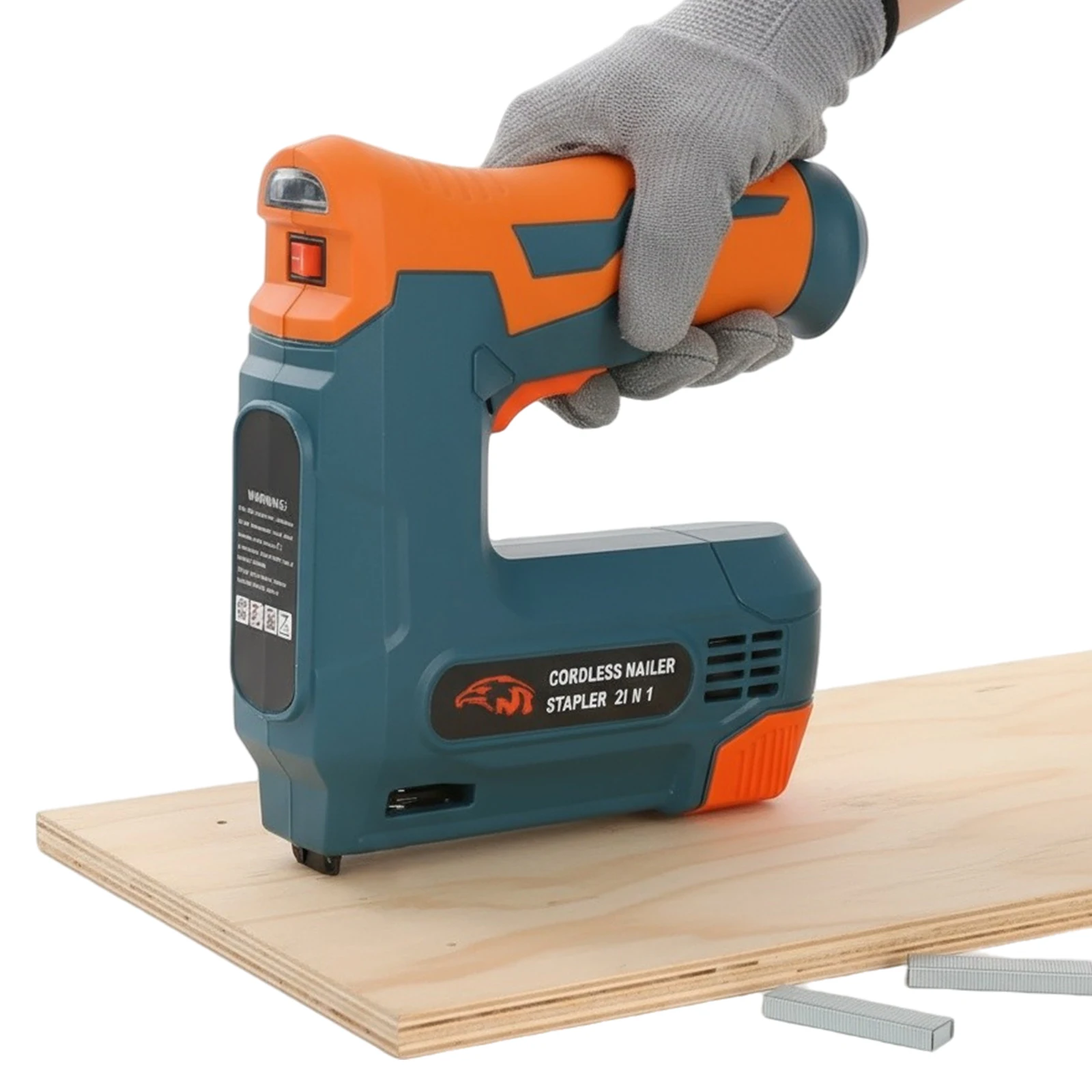 Nail Gun Brad - Kit Chiodatrice a Batteria con Graffette,