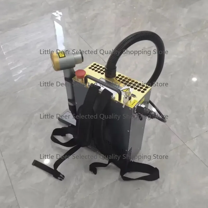 

300W 200W 100W Backpack Type Pulse Laser Cleaning Machine for Dust and Adhesion on Stone Steel Brick Surfaces
