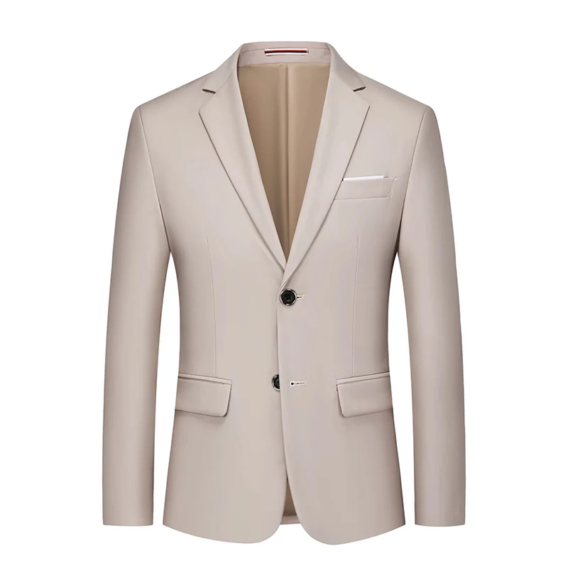 

Mens Blazer Formal Business Slim Wholesale Boutique Fashion Solid Color Groom Wedding Dress Male Suit Jacket Coat Tuxedo