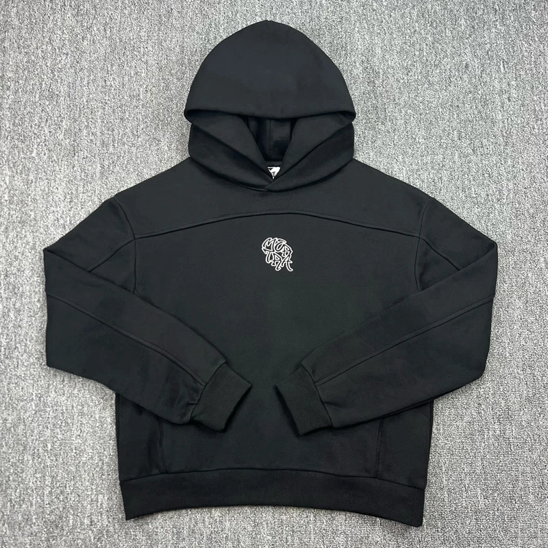 الثقيلة التطريز Mertra هودي بلوزات الرجال النساء أزياء شارع العليا خمر الشارع الشهير قبعة مزدوجة عارضة البلوز #2