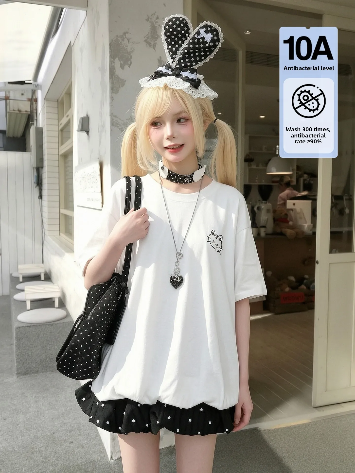 Sweet Style Embroidered  Pattern Loose Short Sleeve T-Shirt Casual Comfortable Summer Top for Women by Forest Girl Tribe