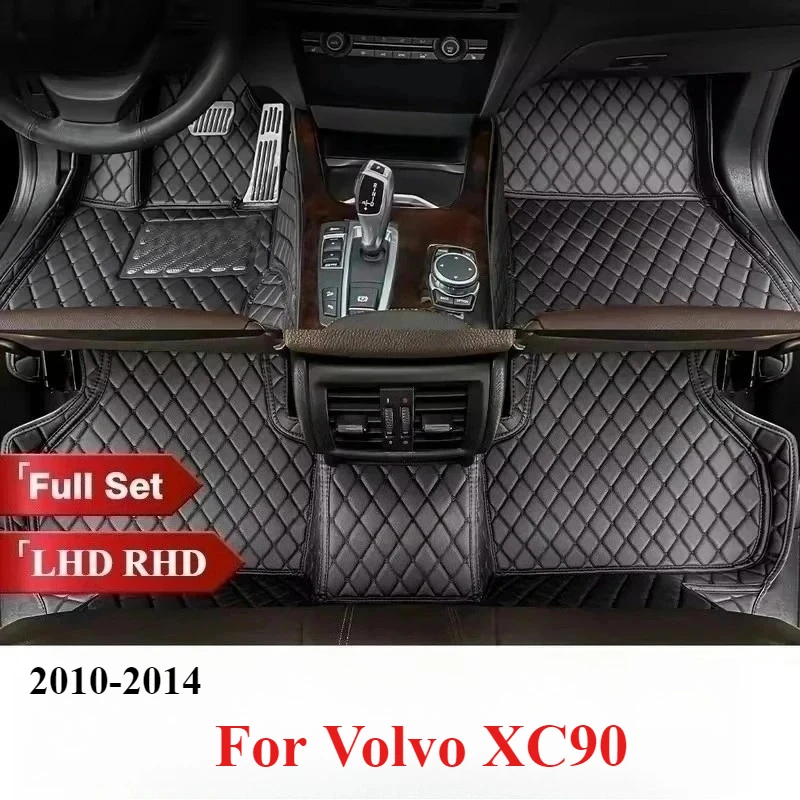 

Car Floor Mats For Volvo XC90 2010 2011 2012 2013 2014 (5 seats) Custom Carpet Auto Interior Part Foot Rugs Accessories Products
