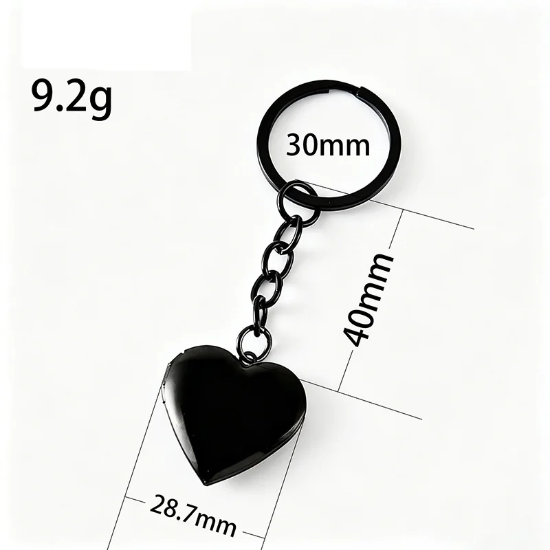 Love Hearts Keychain For Women Girls Sweet Heart Keyring Handbag Car Key DIY Jewelry Gifts