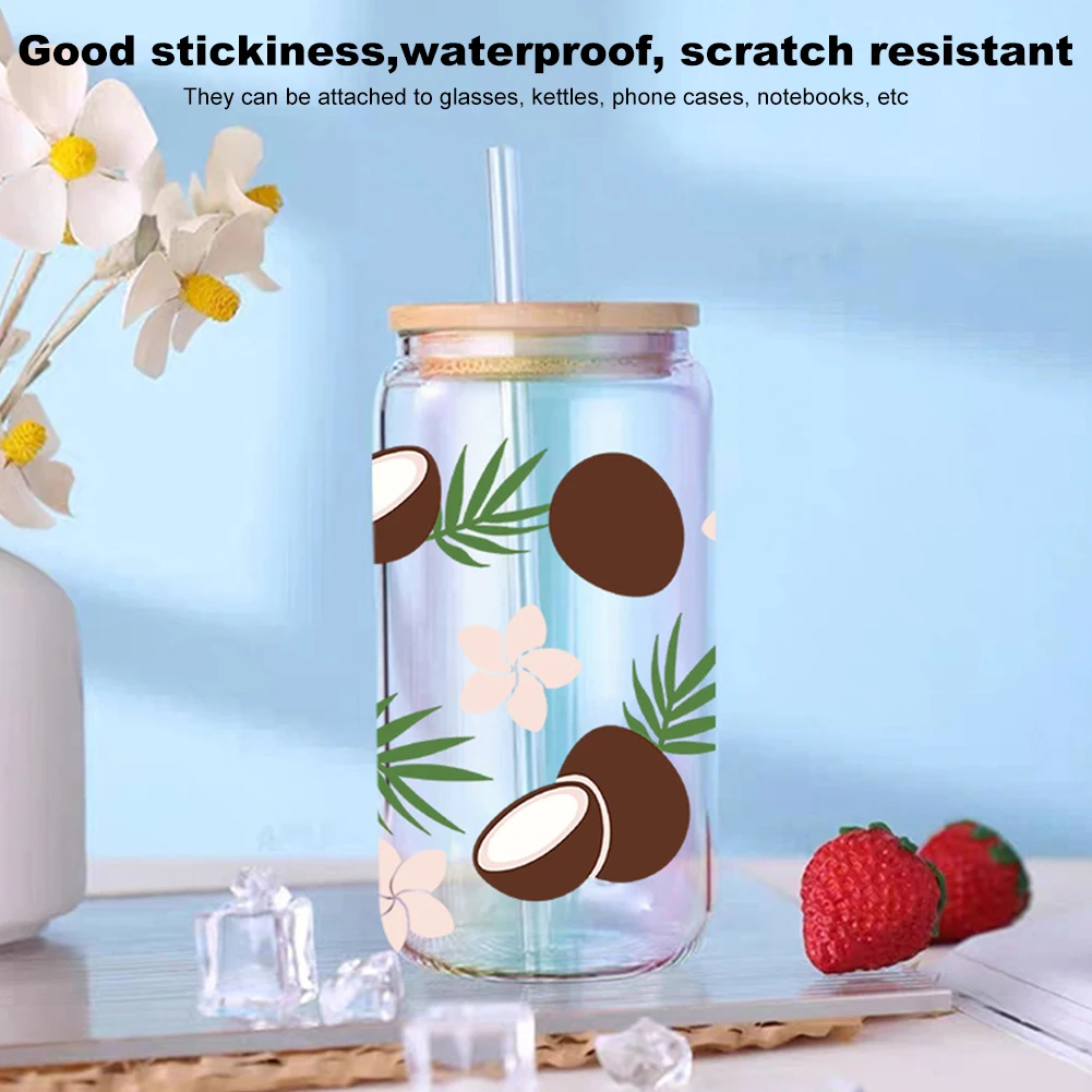 8Pcs Cartoon Uv Dtf… - image