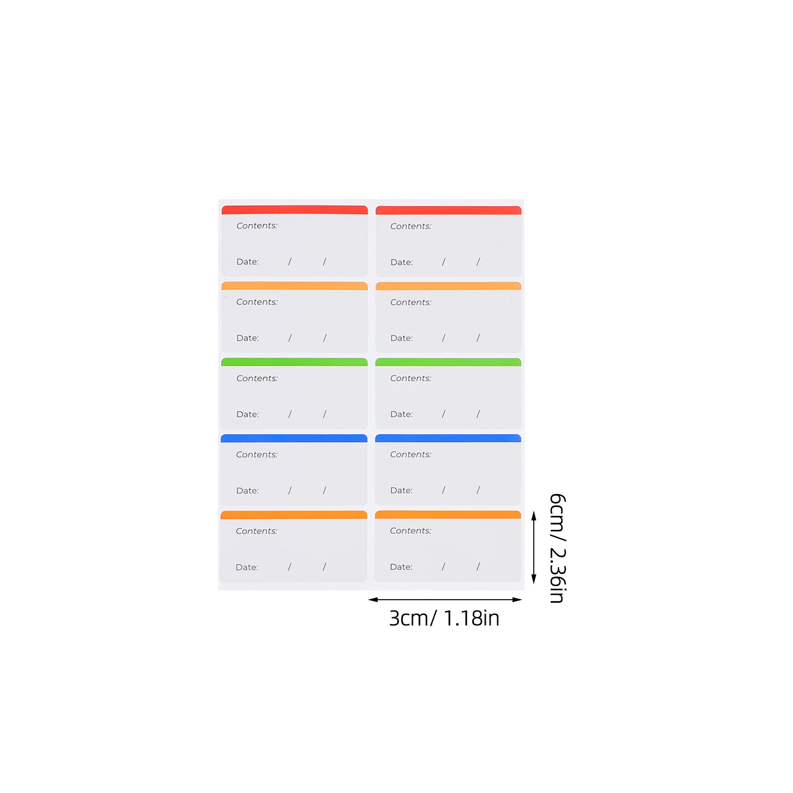 ملصقات ملصقات التاريخ، ملصقات فريزر قابلة للإزالة لحاويات الطعام، ملصقات مقاومة للماء قابلة لإعادة الاستخدام لتخزين المطبخ #2