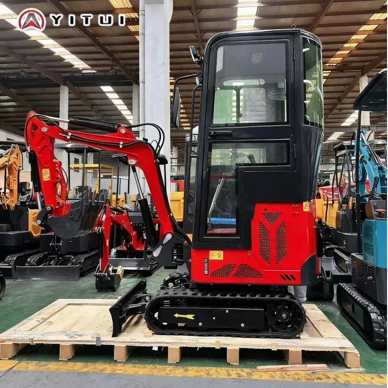 حار بيع 2 طن محرك حفارة صغيرة المسار كفاءة عالية وسهلة التشغيل مخصص حفارة صغيرة شحن مجاني