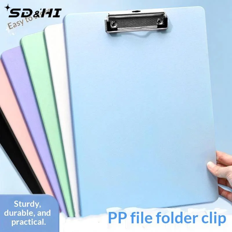 Simple A5 Bill Clipboard Memo Pad Clip Board Loose-leaf Notebook File Writing Pad Clamps Paper Holder Office School Supplies