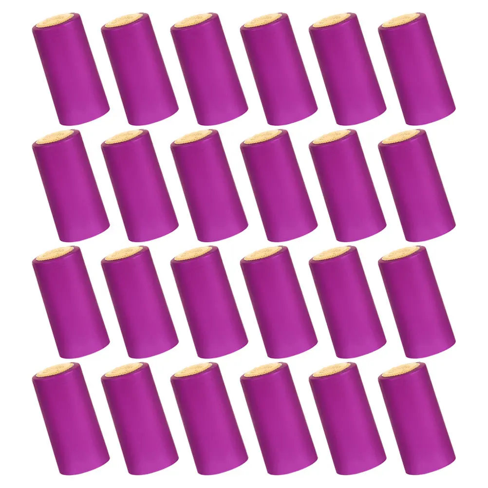 

30 Pcs Wine Bottle Heat Shrink Capsules for Bottles Wrap Seals Shrinker PVC Closure