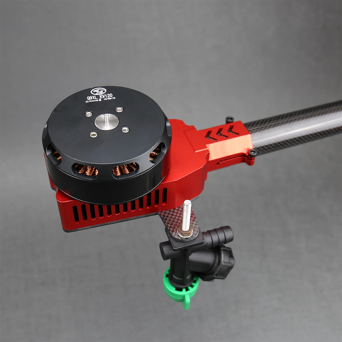CZ V4 25MM Plant Protection Machine Q6L CNC Carbon Tube Motor Base Seat Elevation Thickening Mount Holder for Gardening Tools