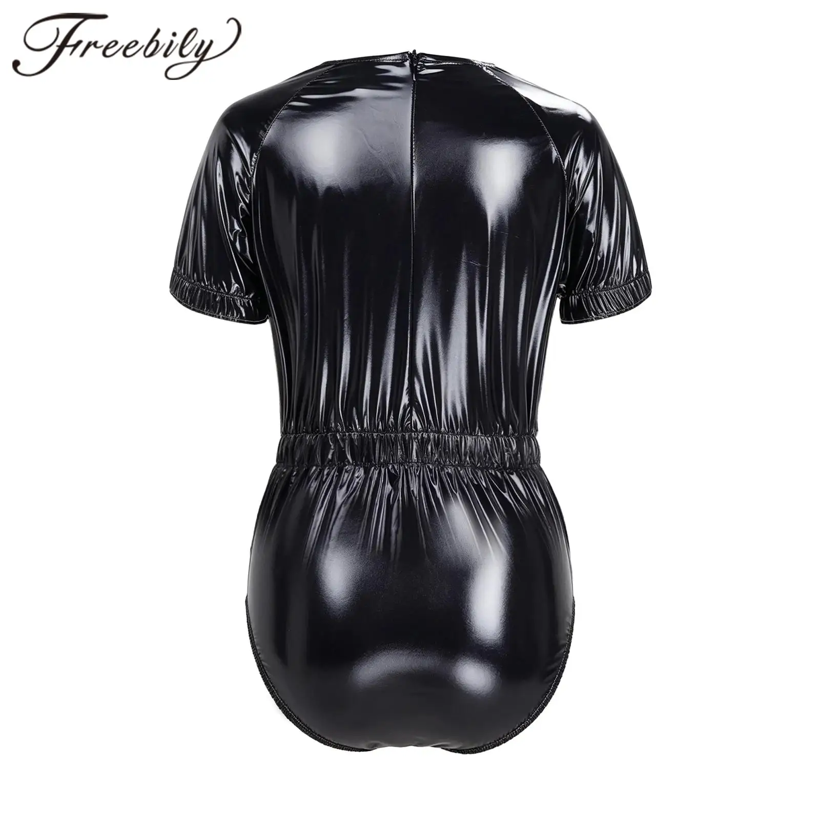 Kids Short Sleeve Press Button Crotch Jumpsuit for Special Needs Adaptive Bodysuit Boys Girls Water Resistant Diaper Cover