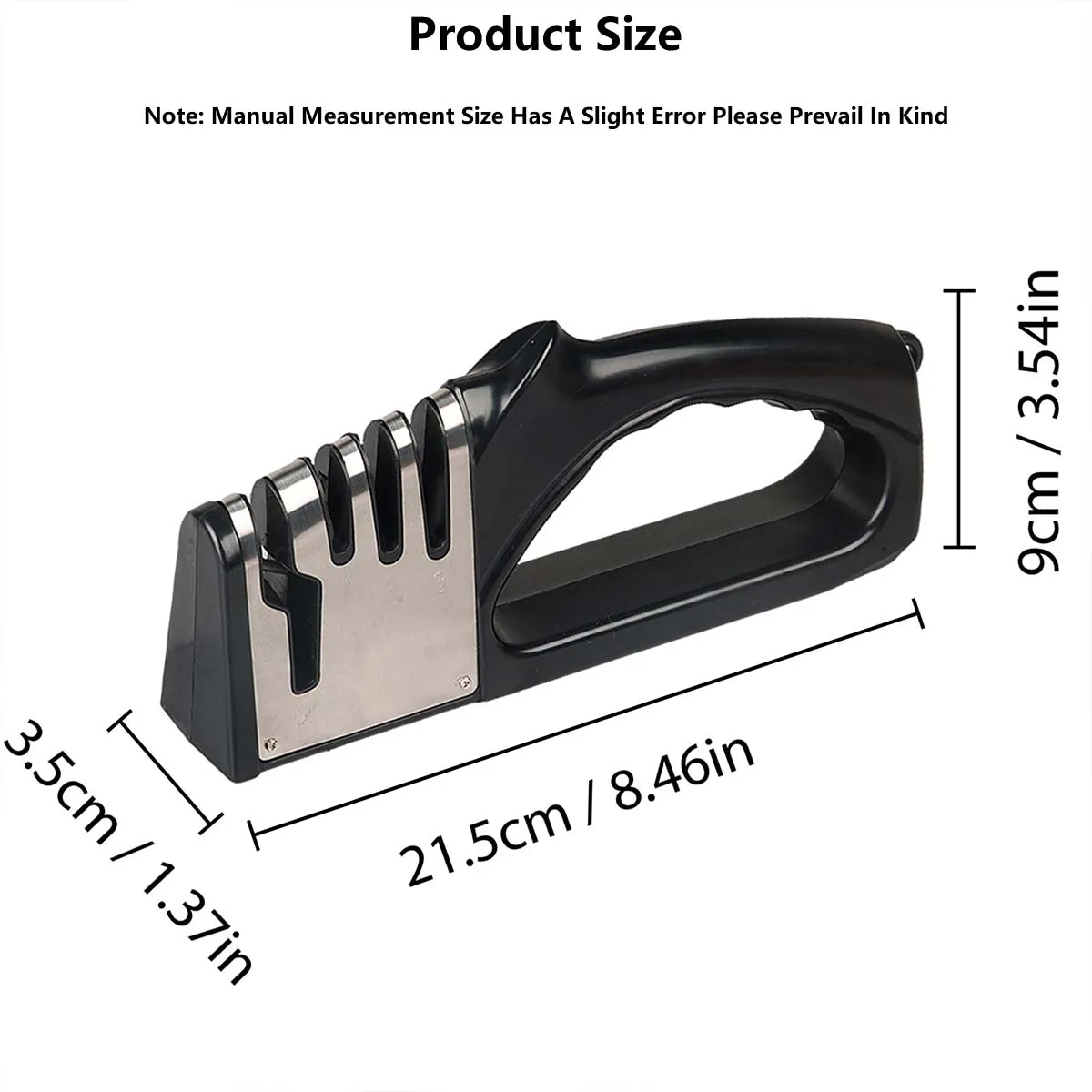 4-in-1 Professional Kitchen Knife Sharpener Kitchen Clipper Sharpener For Knife and Scissor Small Travel Hunting Knife Sharpener