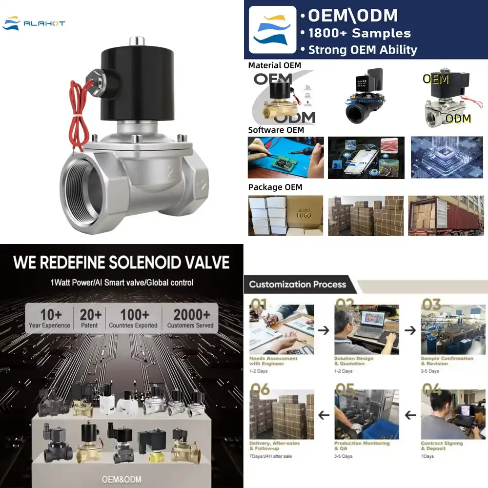 

Электромагнитный клапан Alahot 0.5W 24V 220V AC OEM ODM