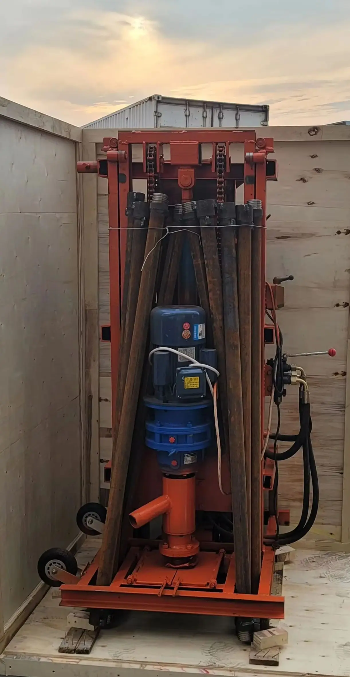 맞춤형 휴대용 가정용 미니 유압식 전기 천공 장비 농업용 수중 시추 장비