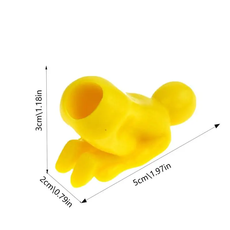 ที่ใส่ pulpen lucu 3ชิ้นที่ใส่ก้นดินสอสีสันสดใสแปลกใหม่โต๊ะสร้างสรรค์ที่วางแปรงสีฟันสำหรับคริสต์มาส