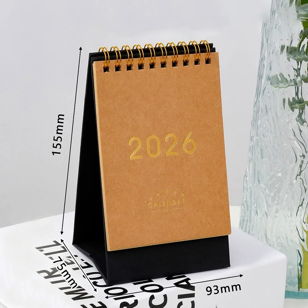 

Creative 2026 Desktop Paper Calendar Yearly Home Decor Planner Scheduler Notebook Multi-function Agenda Organizer Home Office