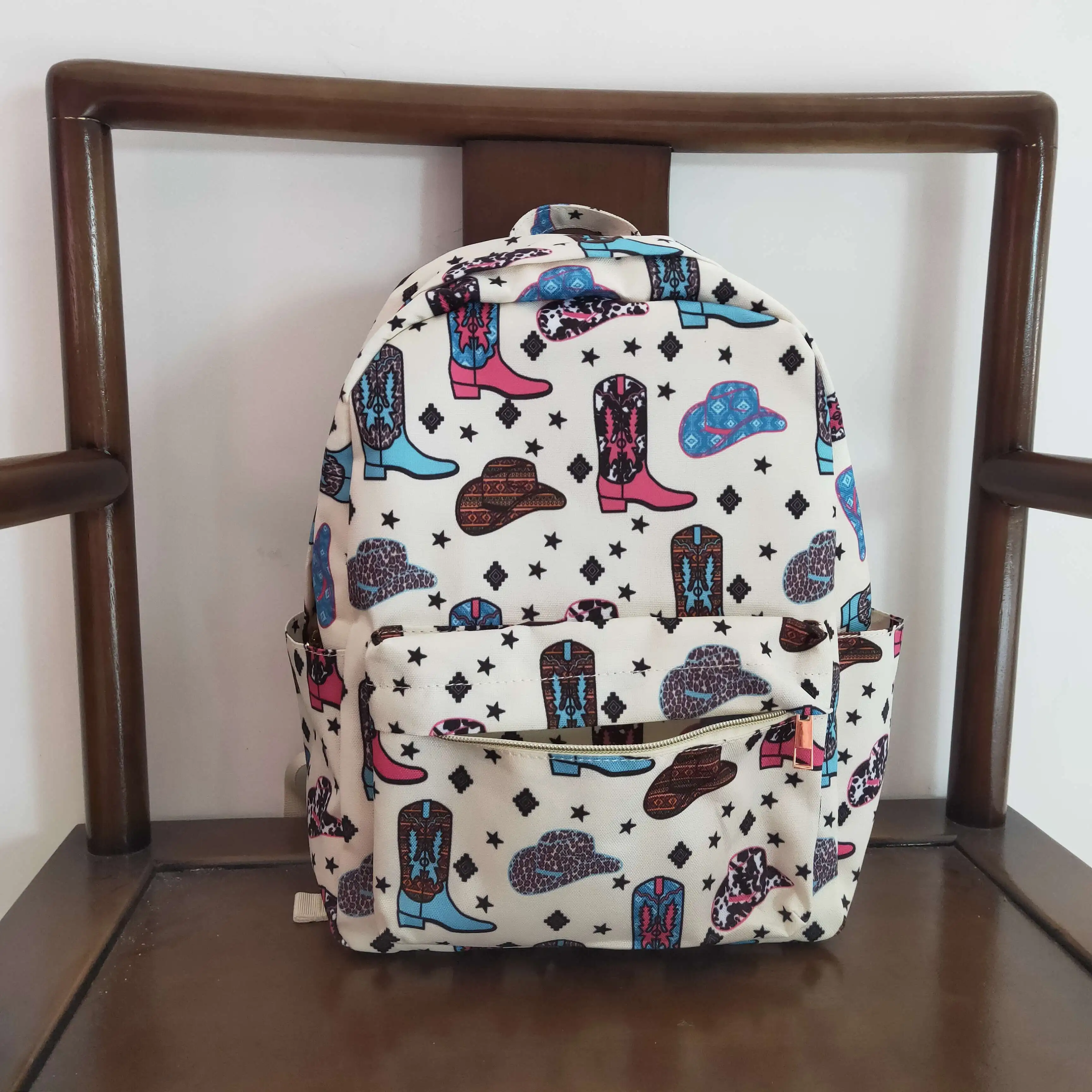 2023 New update RTS NO MOQ portable school bags kids girls western bags children's backpacks