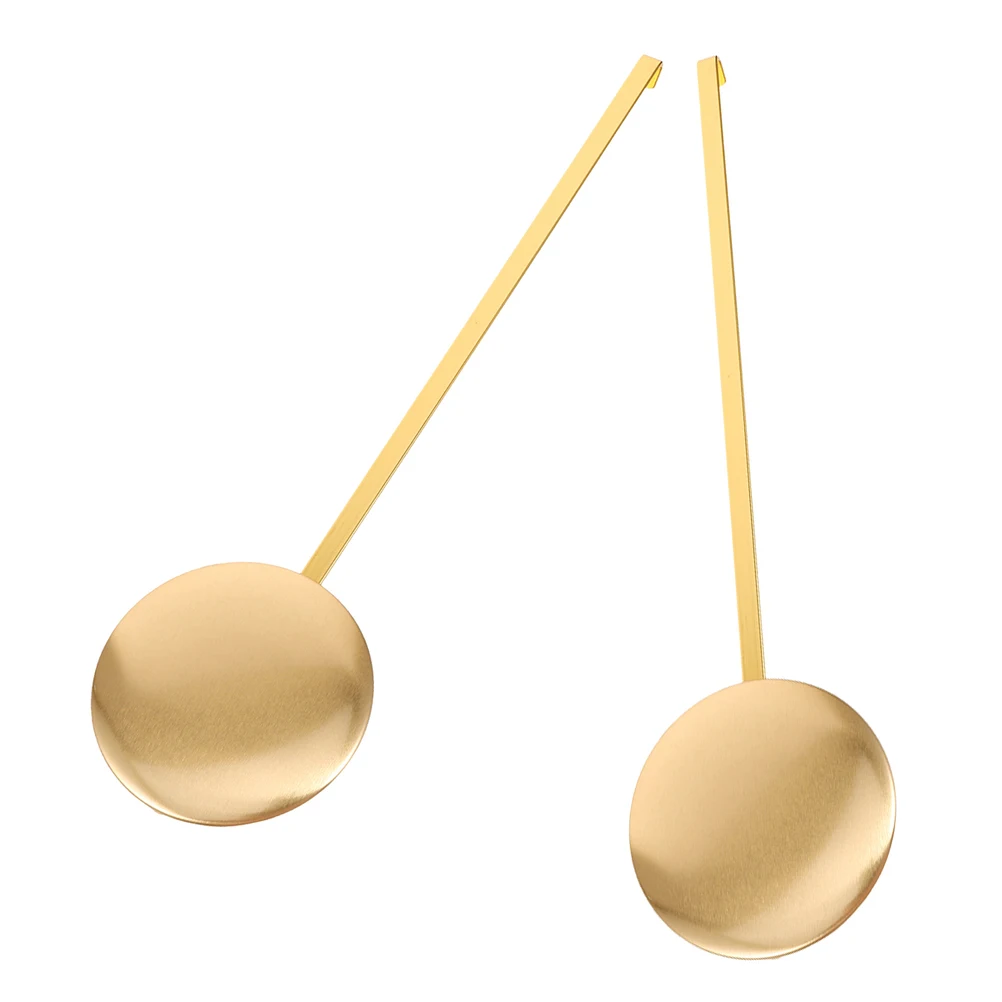 

2pcs Metal Repair Parts Replacement For Wall Clock Grandfather Pendulum Mechanism Diy Assembly Quiet Operation Vintage Style