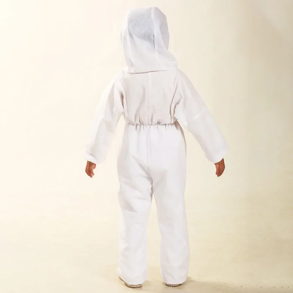 Tuta isolante protettiva monouso per bambini con cappuccio tuta per bambini antipolvere traspirante abito per tutto il corpo abbigliamento leggero