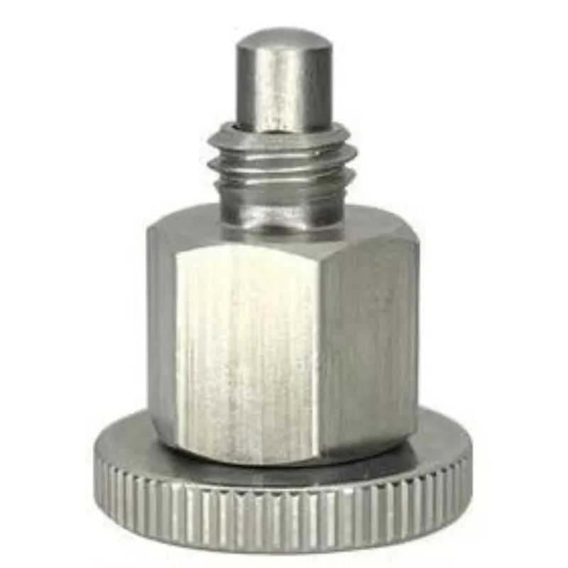 For Small Indexing Pin, Reset Type Stainless Steel Self-locking Type, Simple Knob Plunger (2pcs)