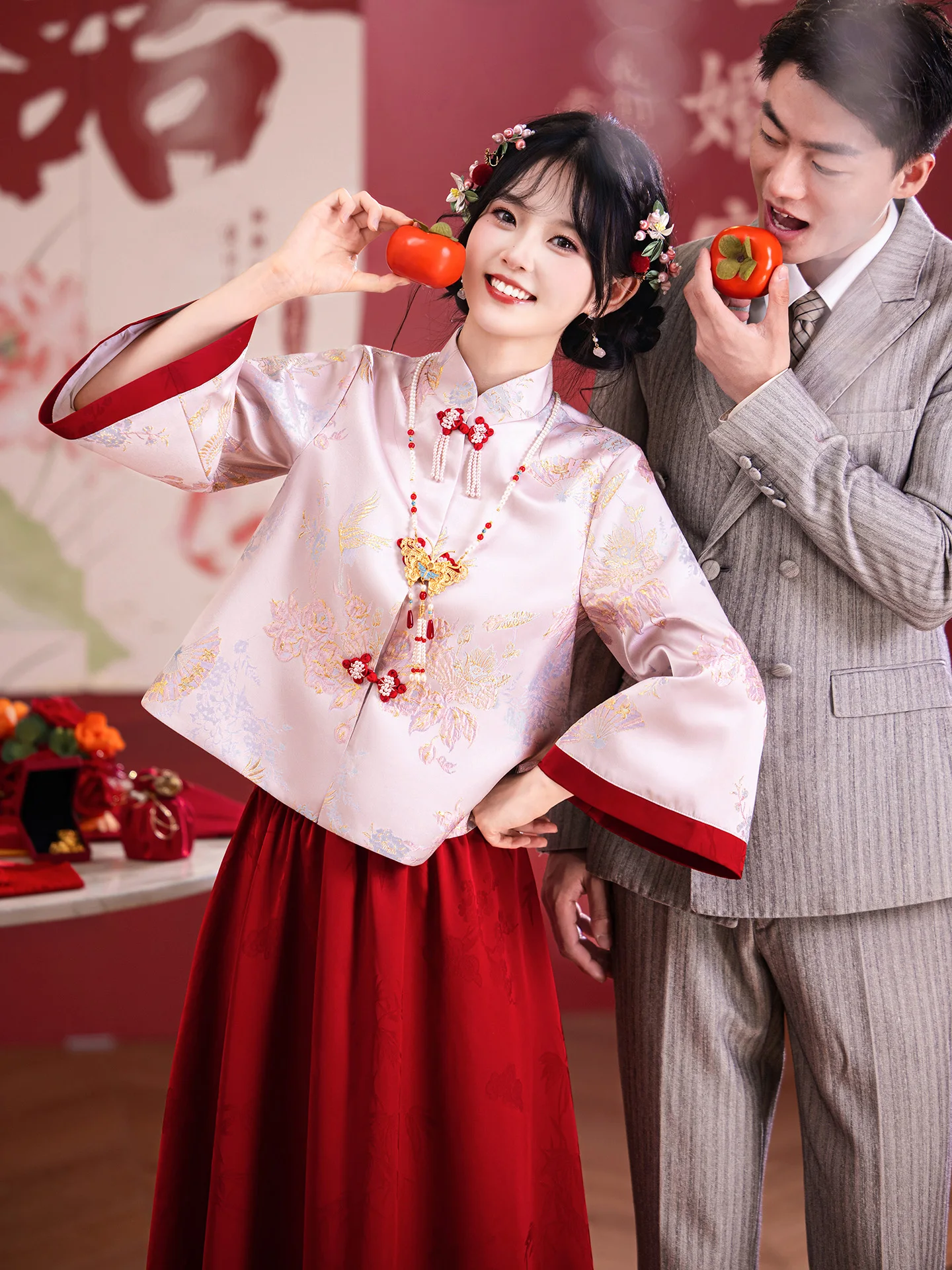 

New 2025 Chinese Sle Wedding Dr Long Sve Evening Gown for Bride High End Ele Autumn Winter Wedding Dr