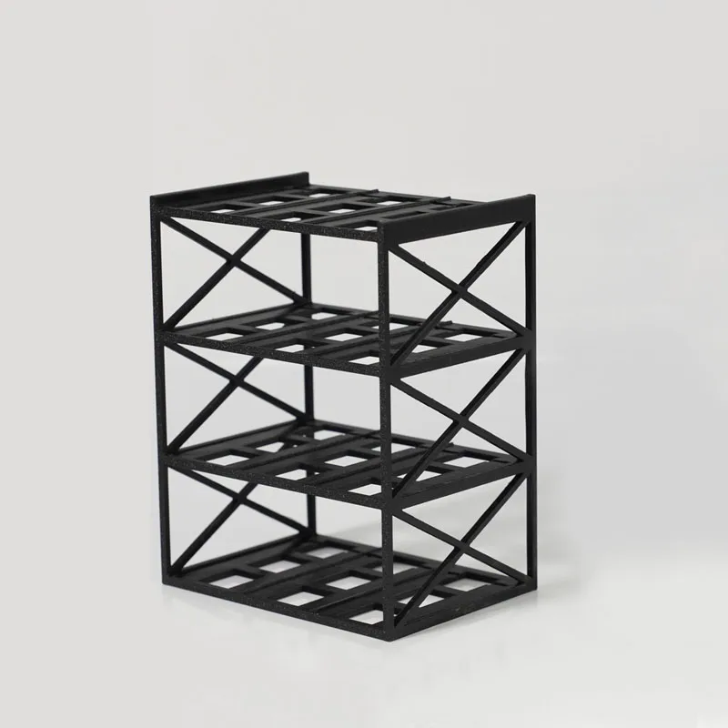 

1PCS 1/64 Scale Multi-Layer Model Car Display Shelf 3D Printed Hollow-out Construction Colletion Rack Organizing Toys Vehicles