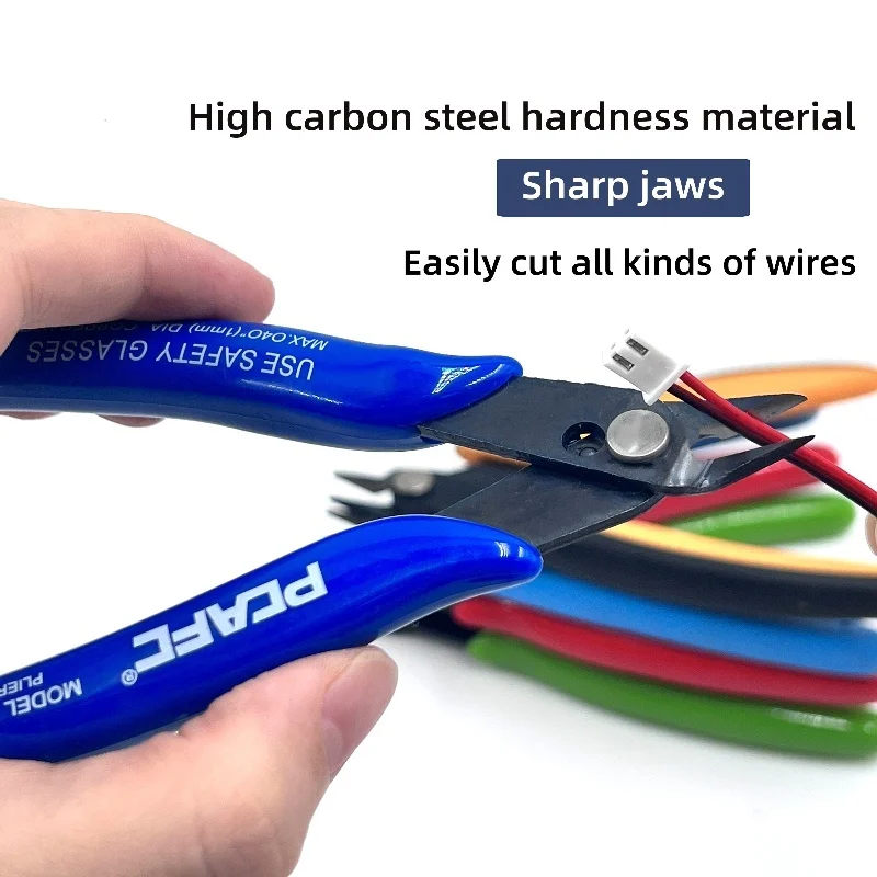 5 inch Wire Cable Cutter Multi-Functional Electrical Mini Cutting Plier Side Snips Flush Pliers Diagonal Cutting Pliers Tool