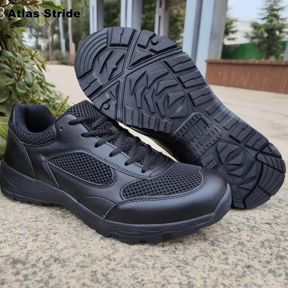 

Мужские дышащие черные тренировочные кроссовки, нескользящие, износостойкие, легкие, для работы, активного отдыха, походов, бега, тактические.