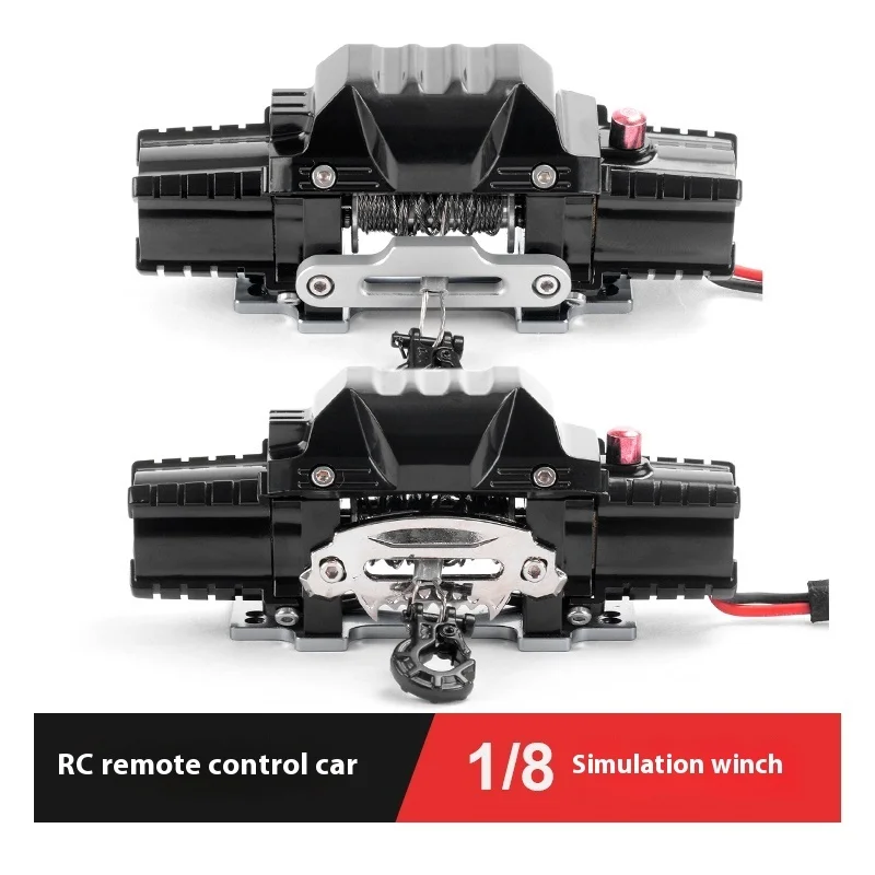 

Remote Control Car Metal Upgrade Accessories Rc 1:7 1:8 Yikong Series Climbing Car Simulated Electric Winch Metal Wire Material