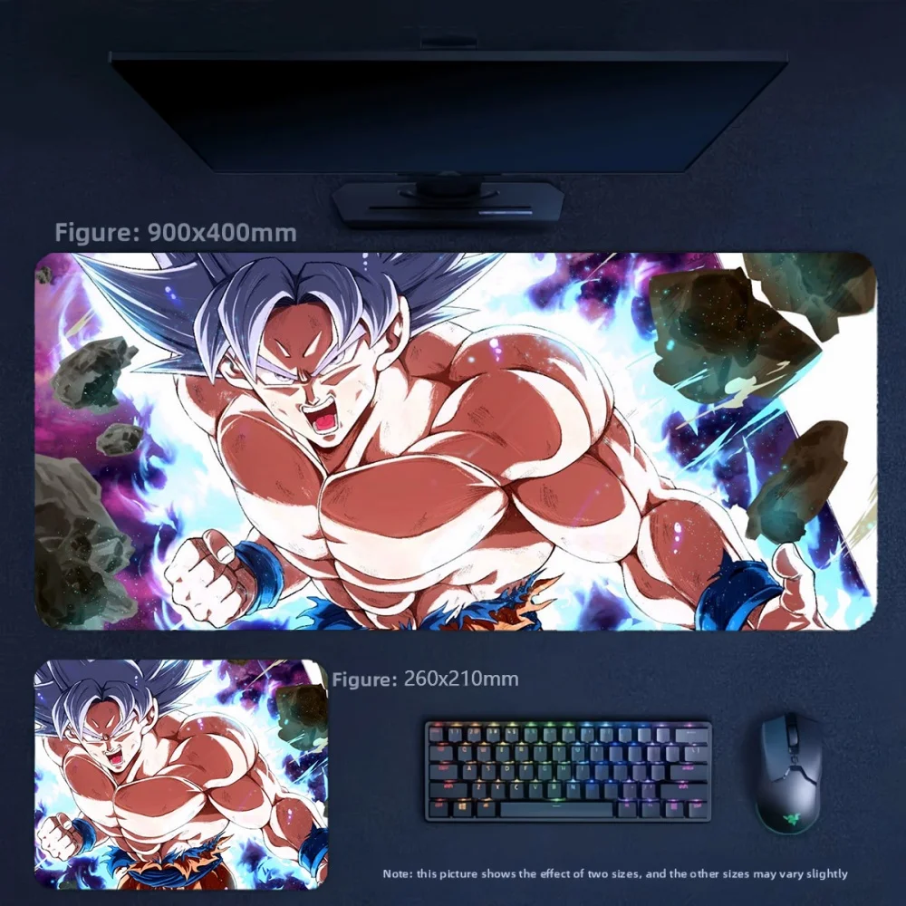 Cute  Animation Dragon Ball Non-Slip Leather Mouse Pad Wrist Guard Computer Table Mat Boys E-sports Game Large Size Keyboard Pad