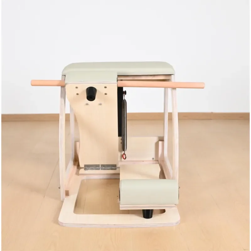 Foldable Wooden Pilates Chair for Yoga and Gym Fitness Stable Balance Board Equipment Combination Training Tool for Home