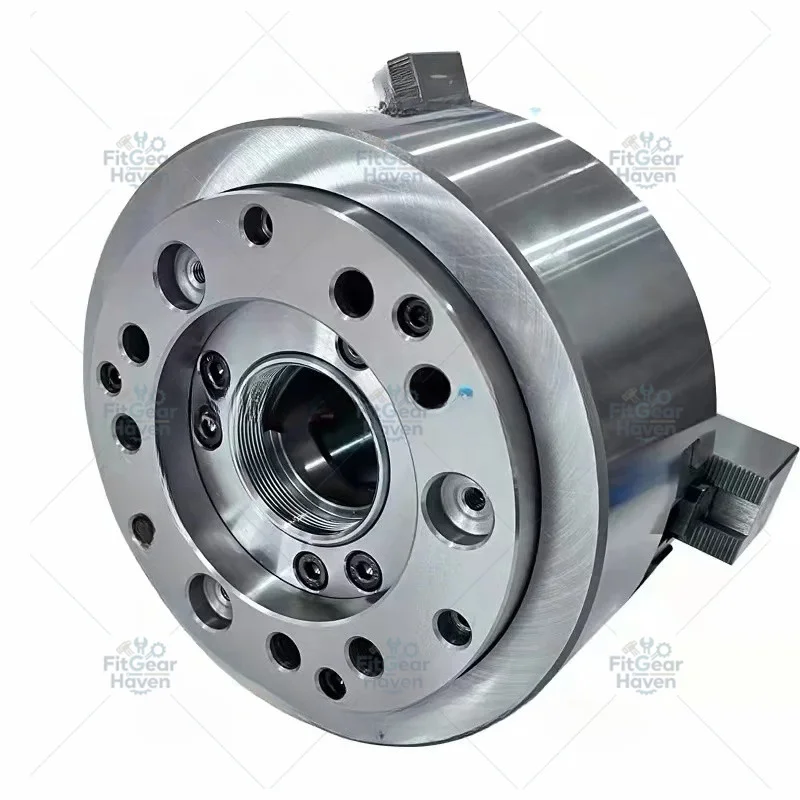 8 Inch 3-Jaw Through-Hole Power Chuck, Pneumatic Hydraulic CNC Lathe Chuck SB-3K08