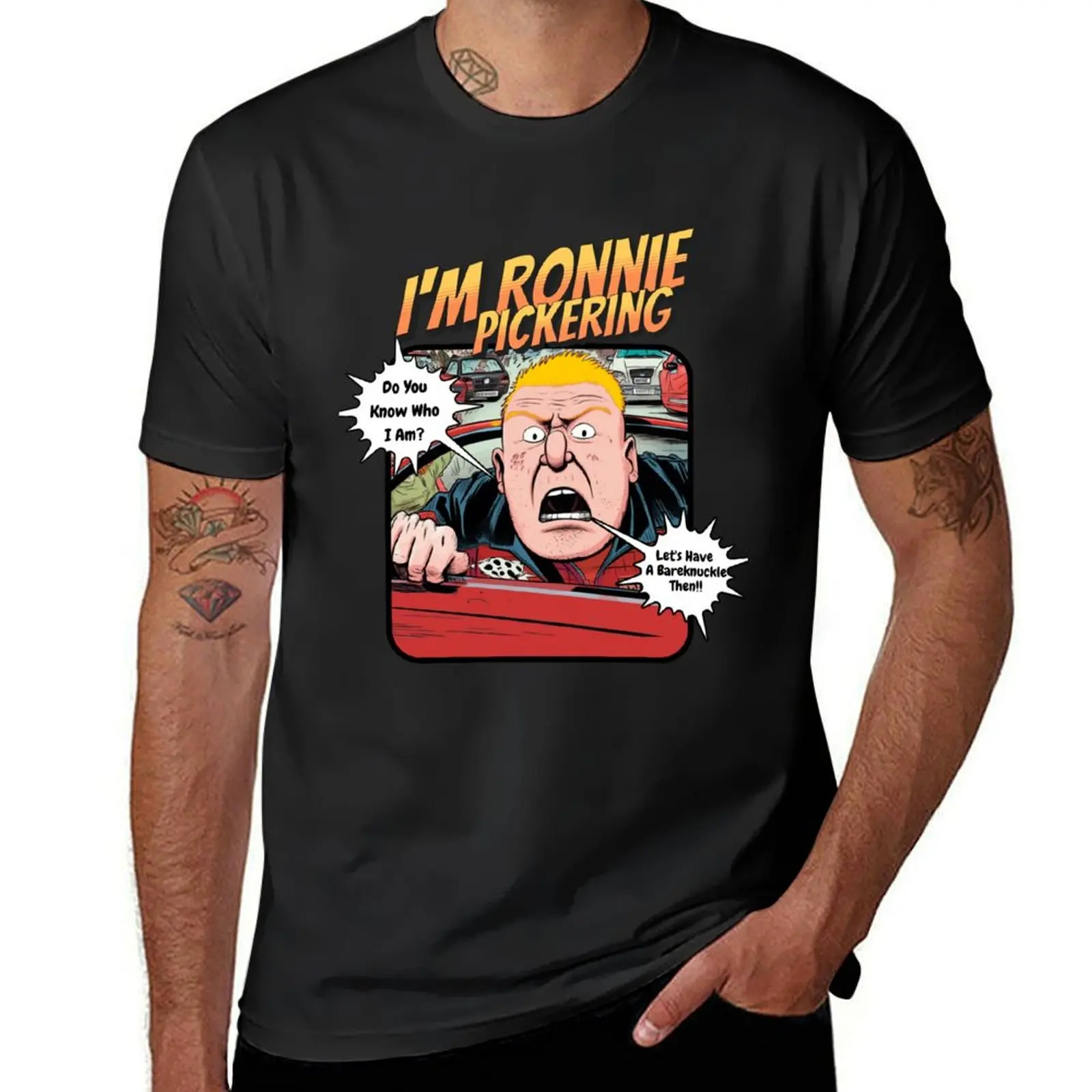 I'm Ronnie Pickering camiseta de animal prinfor para niños, tops de secado rápido, camisetas gráficas blancas para hombres, divertidas