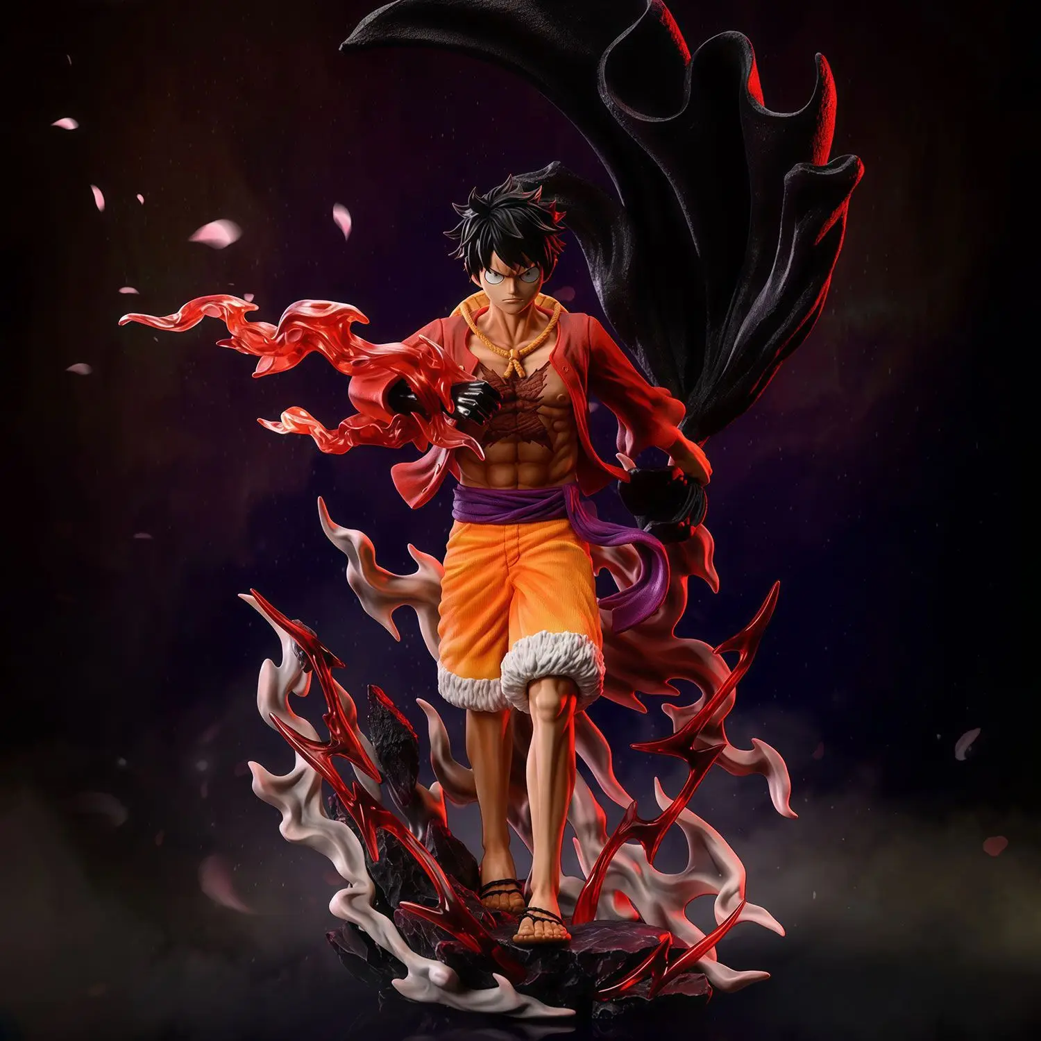 

JT Studio One Piece Luffy Correct Step Zoro Очень большая банка перемещения ПВХ любимая установка властного стола 26,37 дюйма/67 см игрушки подарки