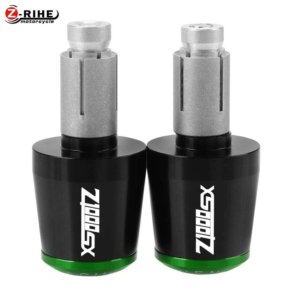 For Kawasaki Z1000SX Z1000 Z 1000 SX 2011-2024 2023 2022 2021 2020 Motorcycle 7/8'' Handle Bar End Weights Handlebar Grips Cap