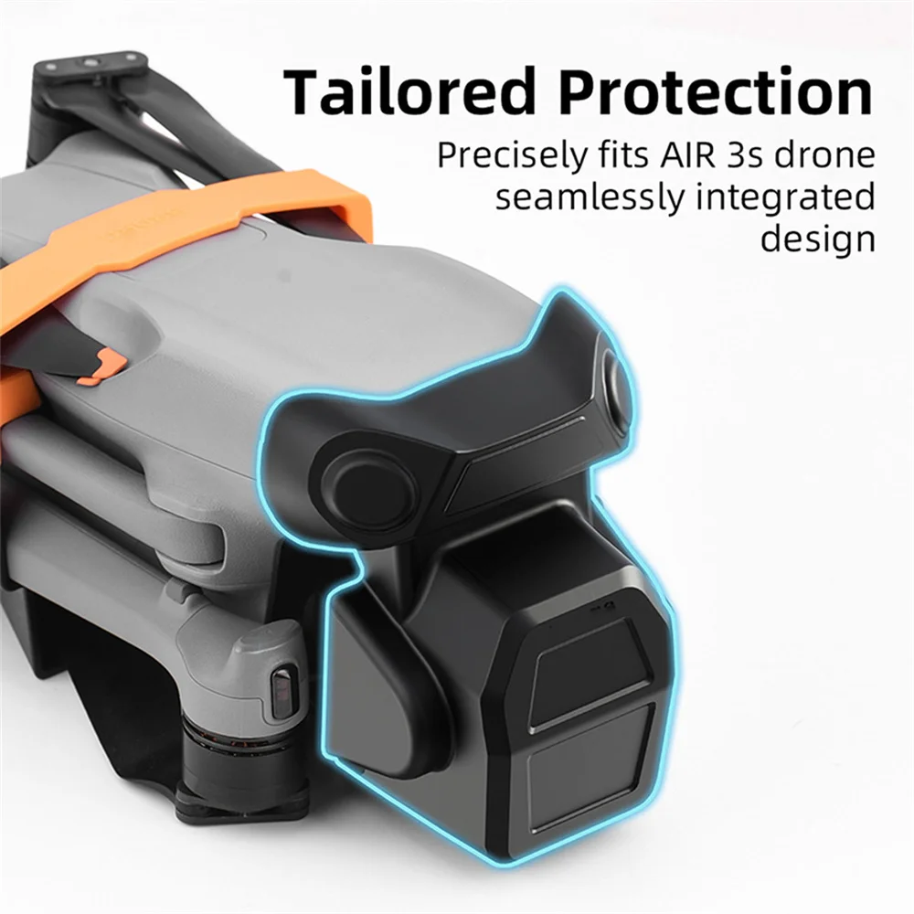 Protector de cardán para DJI Air 3S, funda con hebilla fija, tapa de lente, cubierta protectora a prueba de polvo, accesorios para Dron