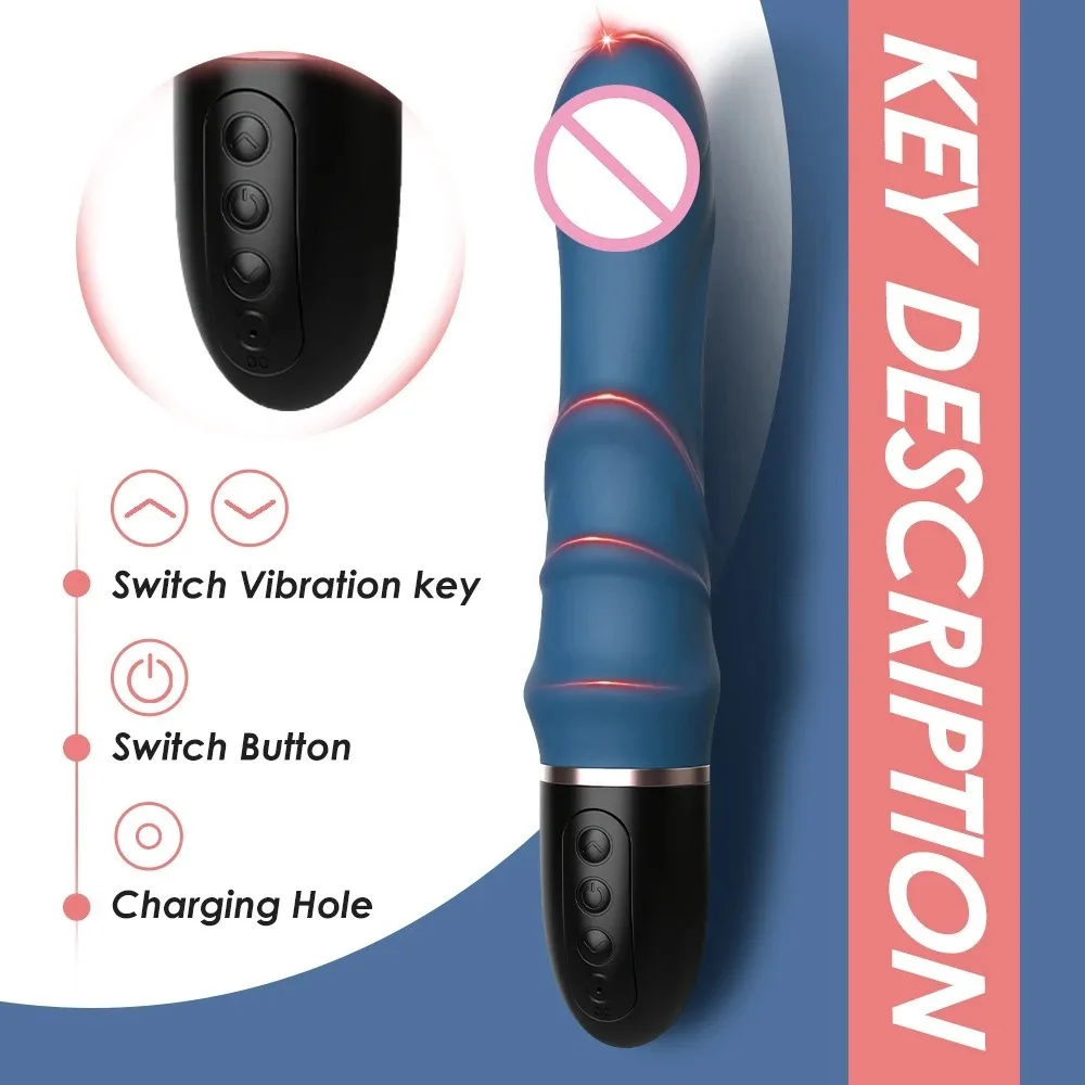 10 Modes Soft Silicone Vibrator Big Dildo Massager Female Masturbator for Couples G-spot Clitoral Stimulator Sex Toys for Women image 5