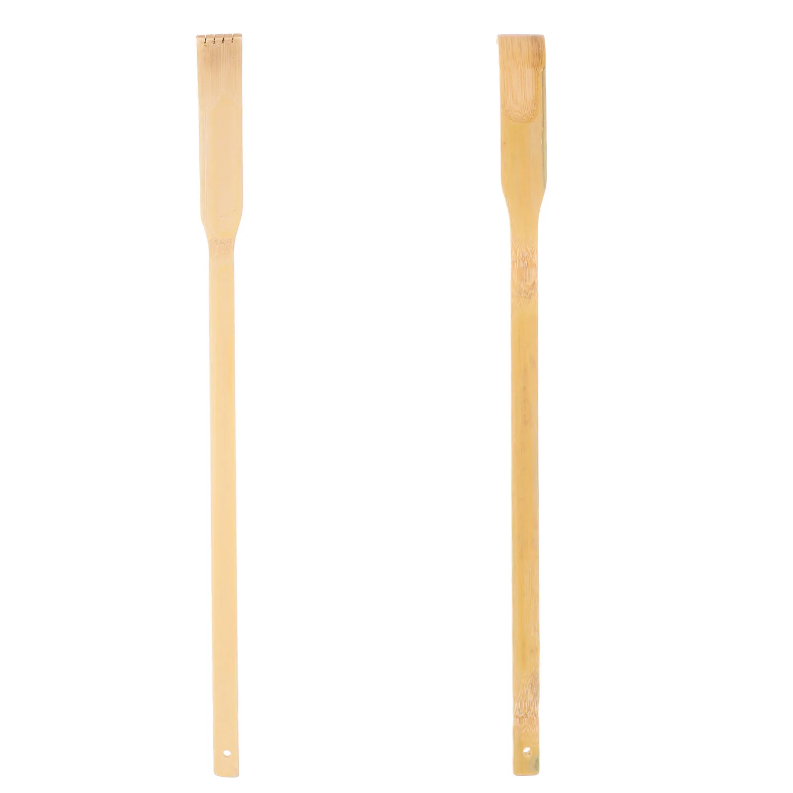 2Pcs Back Scratcher Bamboo Long Handle Body Relaxation Massagers Portable Extendable Itch Relief Tool for Seniors Adults