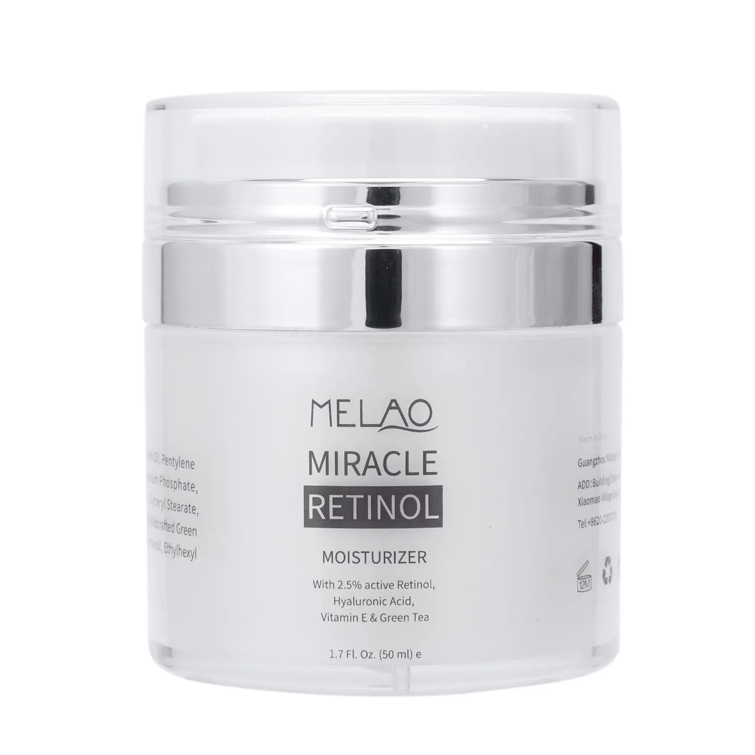 MELAO Retinol Moisturizer Face Cream Anti-aging Face Eye Area Vitamin E Face Whitening Cream