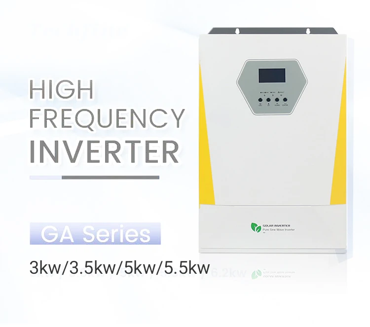 Powsmart 6.2kw Hybrid Solar Inverter 48V 120A  Charge Controller 230VAC Single Phase Inverter