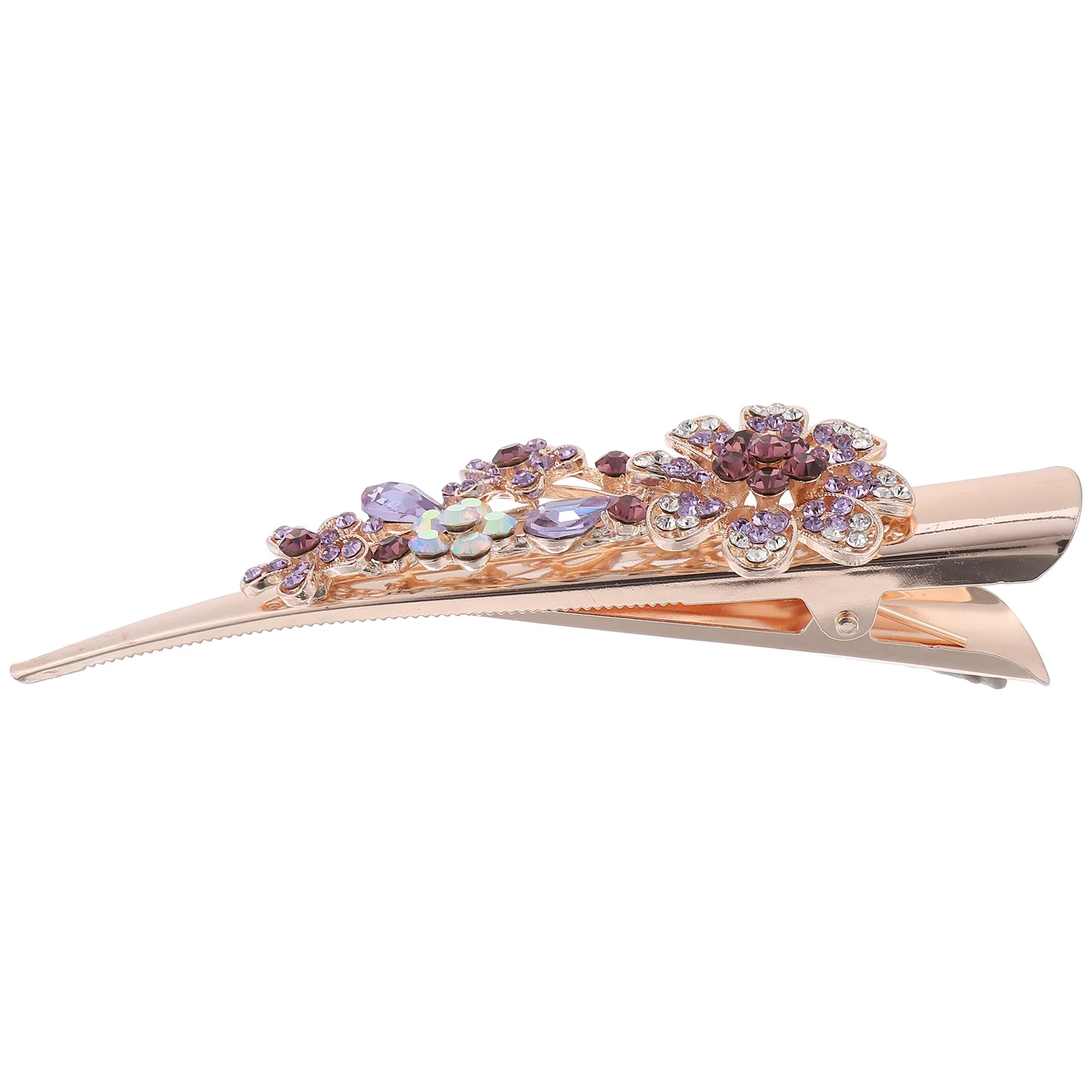 Flower Hair Clip Metal Hair Clip Rhinestone Hair Clip Duckbilled Hair Clip Crystal Hair Clip