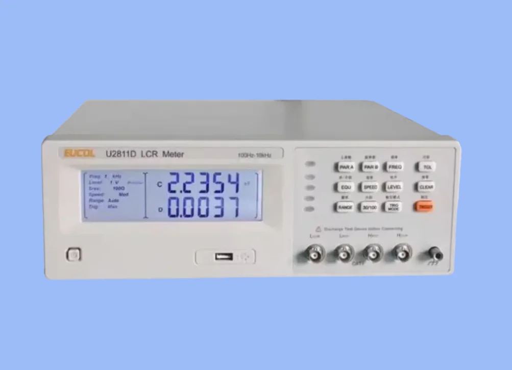 جديد U2811D الرقمية مقياس قدرة دائرة التوالي تستر 100 هرتز 120 هرتز 1 كيلو هرتز 10 كيلو هرتز الحث السعة المقاومة محلل