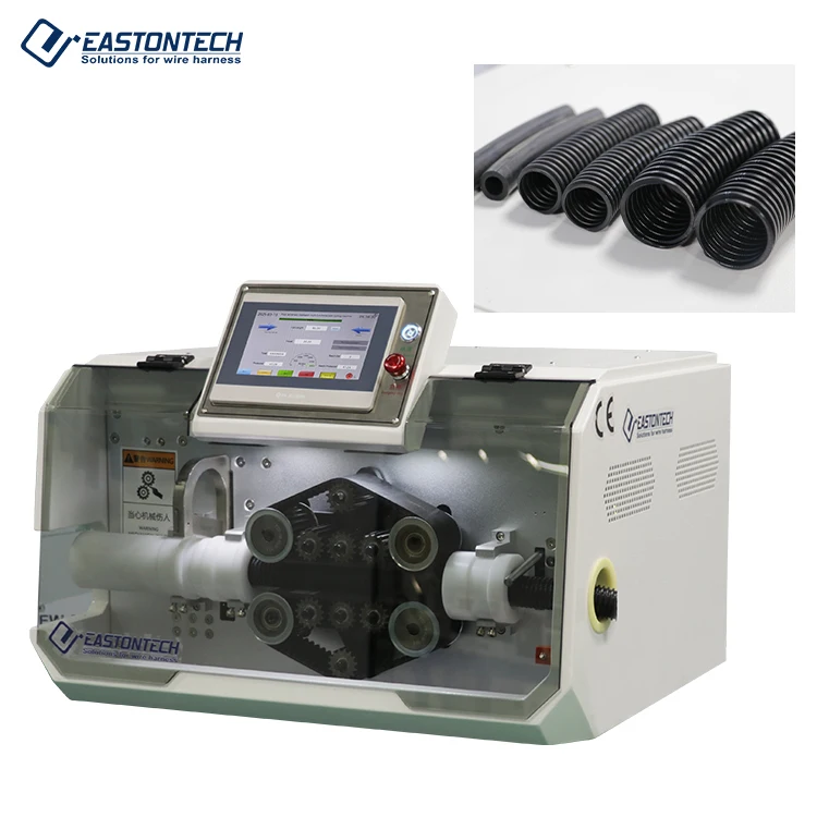 EW-12A-2 Customized Automatic Cutting Machine Corrugated PVC Pipe Tube Cutter Plastic PVC Pipe Manufacture Equipment For 5-45mm