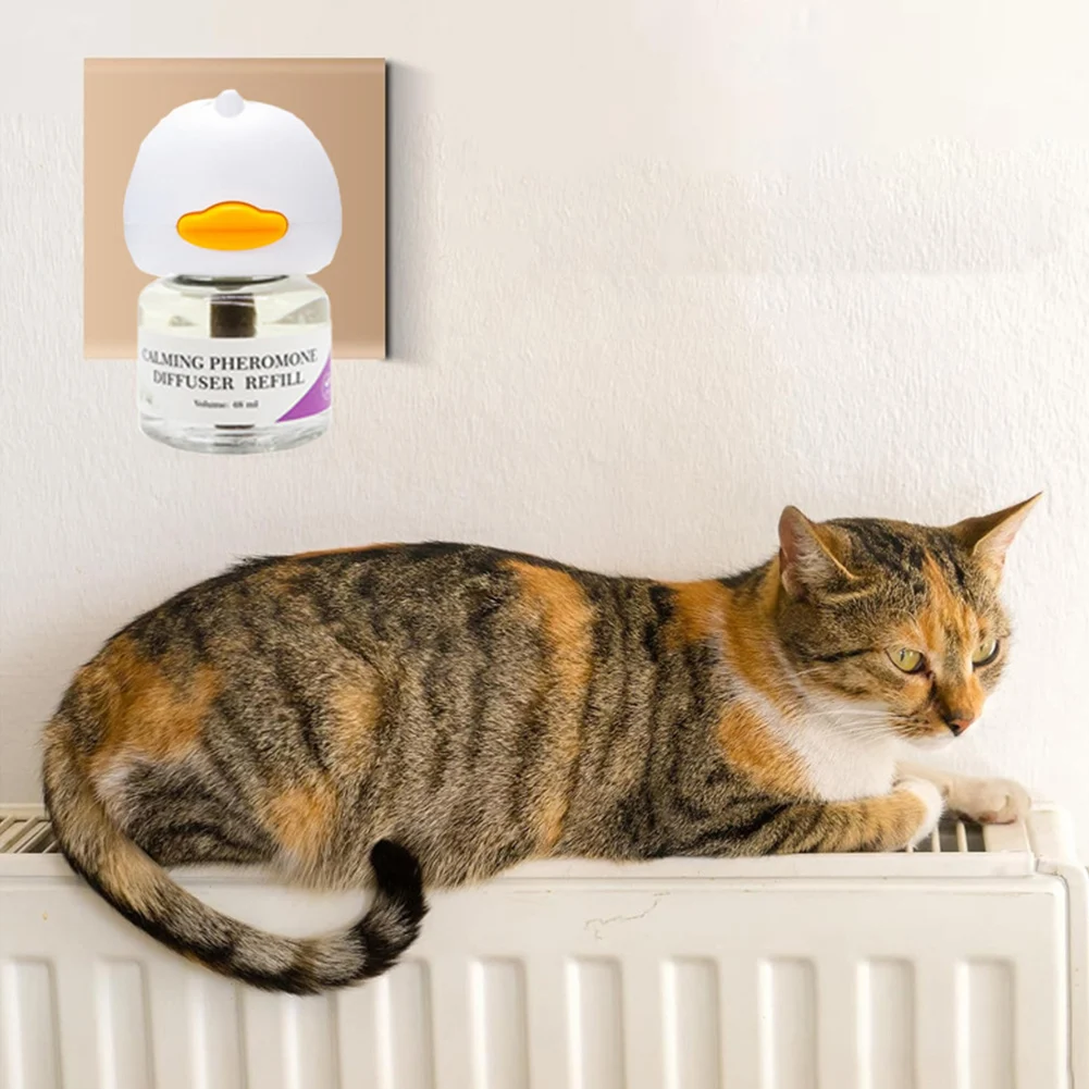 

Cat Pheromones Calming Diffuser Relieve Anxiety Stress Cat Calming Diffuser Cat Calming Pheromone Diffuser for Cats