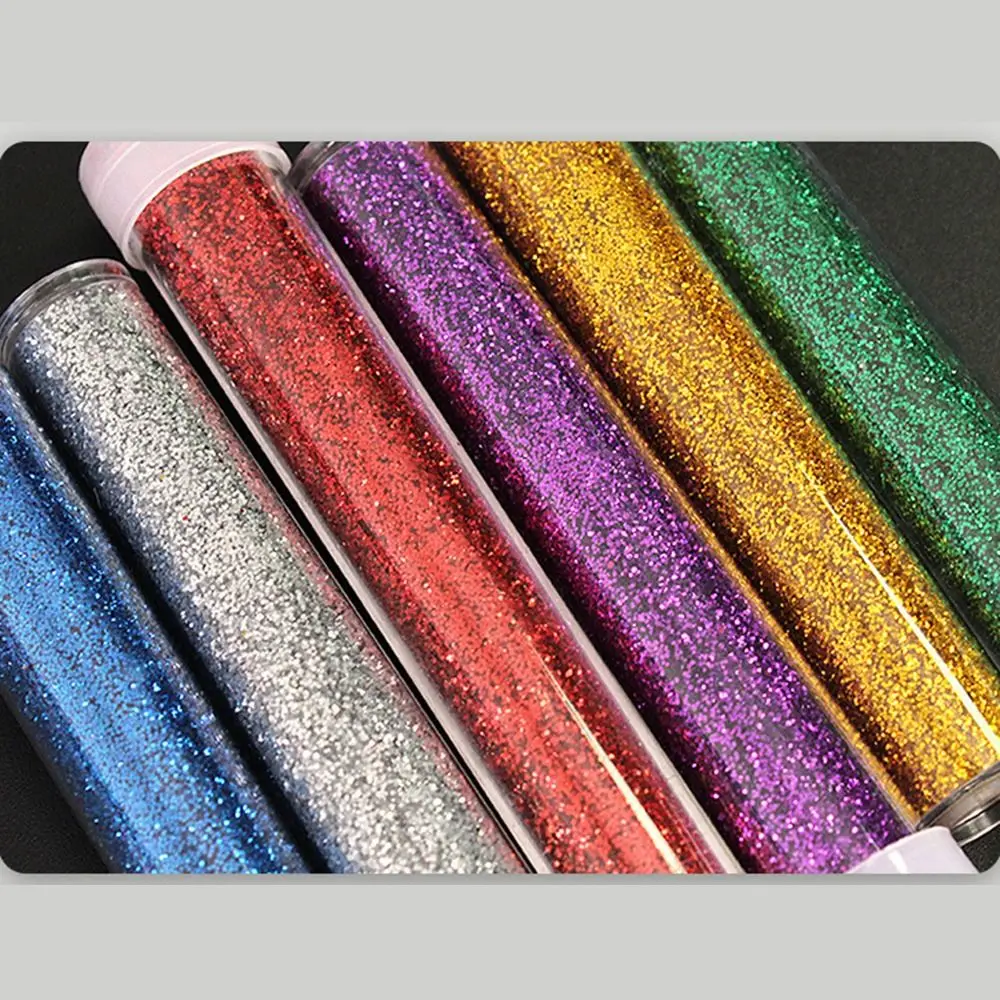Glänzendes simuliertes Glitzerpulver, glitzerndes buntes Nagelglitzer-Set, DIY, gemischte Farben, fotografische Requisite, dekoratives Pulver
