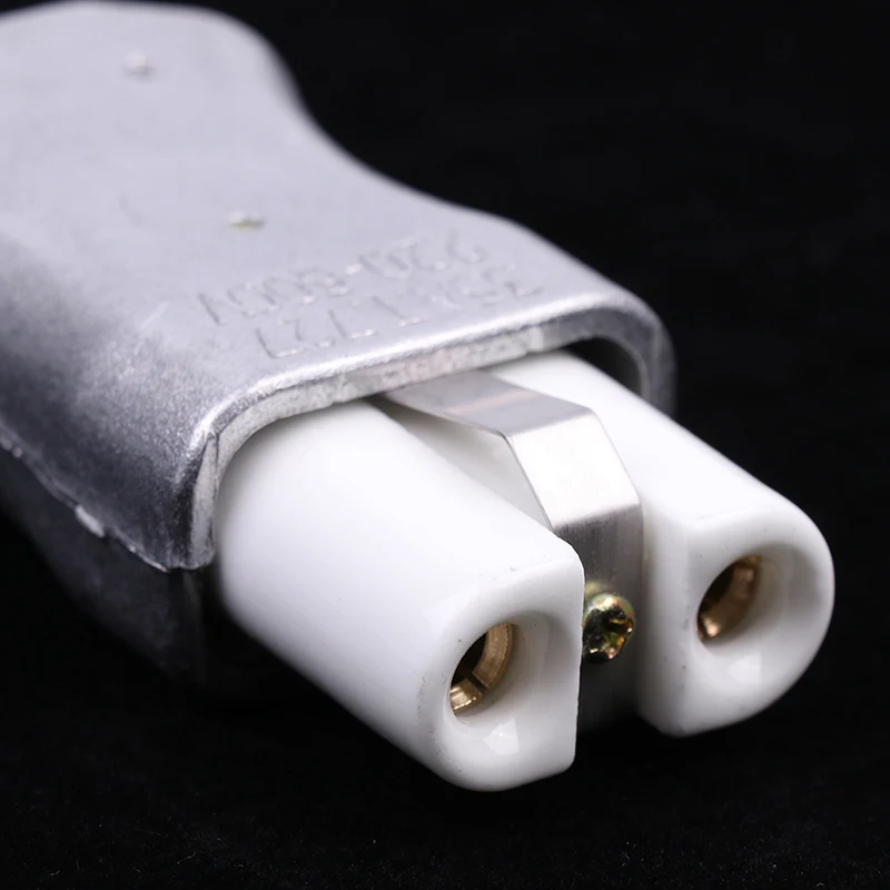 New 6mm IEC C8 Ceramic Wiring Industry Socket Plug High Temperature Male Female Connector Electric Oven Power Outlet 35A