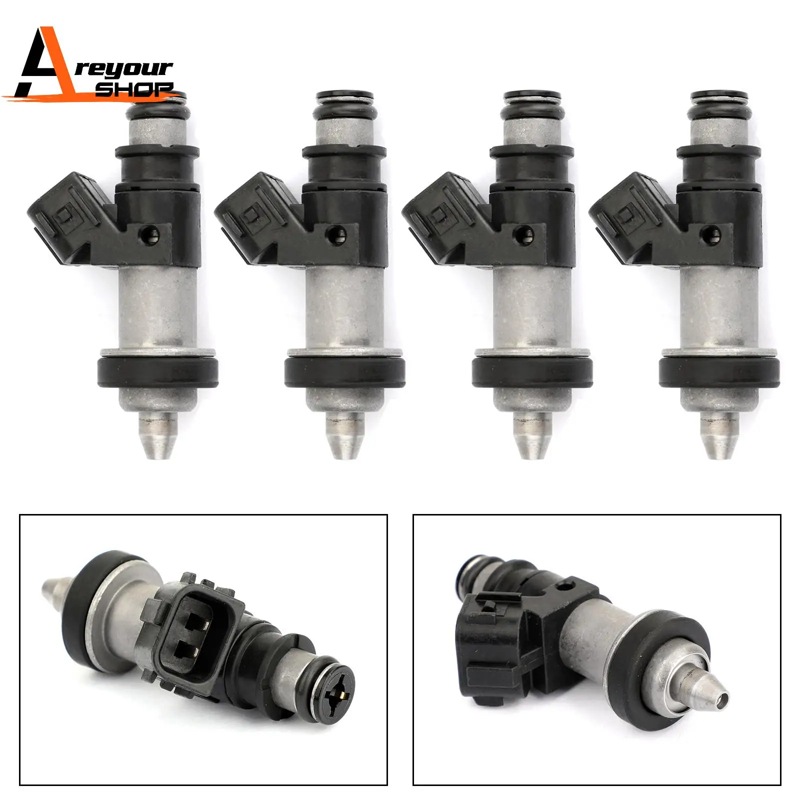 4PCS Fuel Injector 15710-24F00 Fit for Suzuki GSXR 600-750 1000 Hayabusa GSX1300