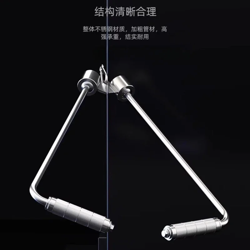 304 stainless steel paddle pull back handle fitness equipment auxiliary accessories high pull down training