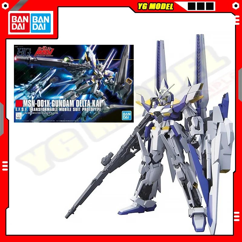 

BANDAI MSN-001X GUNDAM DELTA KAI HG 1/144 E.F.S.F. TRANSFORMABLE MOBILE SUIT PROTOTYPE Edition Standard Model Kit Original